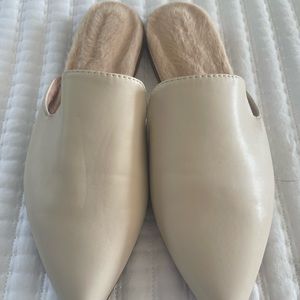 Awesome leather mules